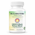 Dr Clark Store Green Black Walnut Blend 360mg, 60 Tapoica Capsules, 60 Day Supply, Freeze Dried Hull with Peppermint, Supports Healthy Intestinal Environment and Routine Wellness Cleansing, USA Made