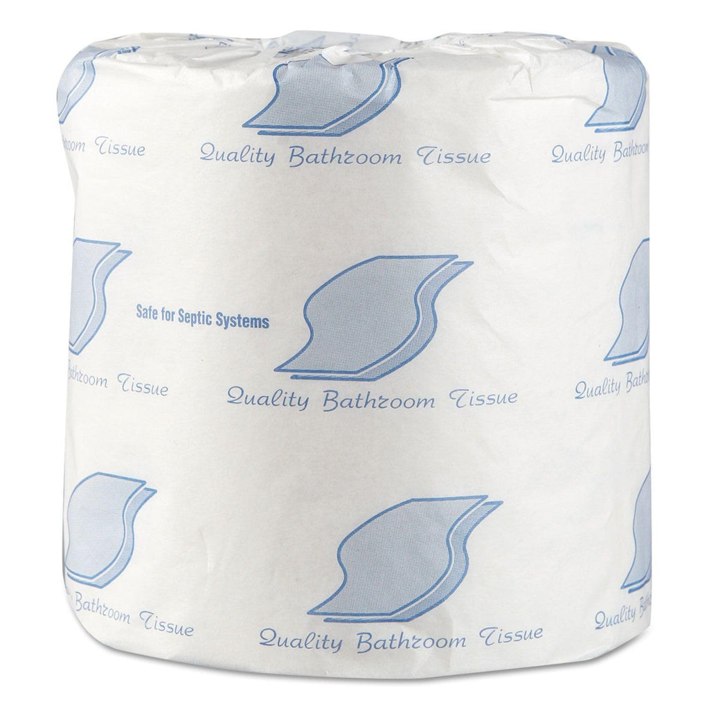 GEN 218 Standard Bath Tissue, 1-Ply, 1000 Sheets (Case of 96 Rolls)