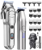 Jack & Rose Clippers and Trimmers Set, Cordless Hair Clippers for Men, Barber Clippers Set