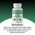 MYOXCIENCE Pure Berberine Himaberb | 500 mg of Berberine HCl per Serving | 90 Servings