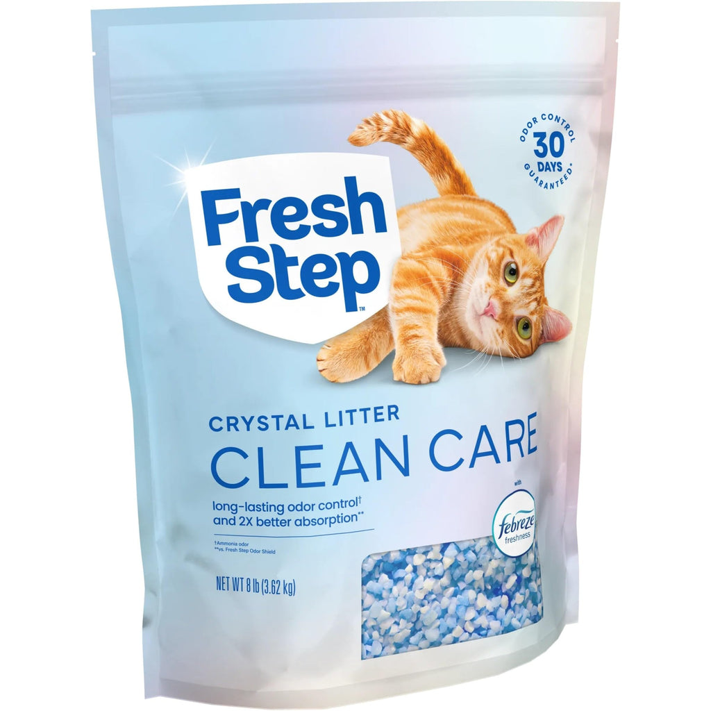 Fresh Step Clean Care Crystal Cat Litter, 8 lb., 2 Pk