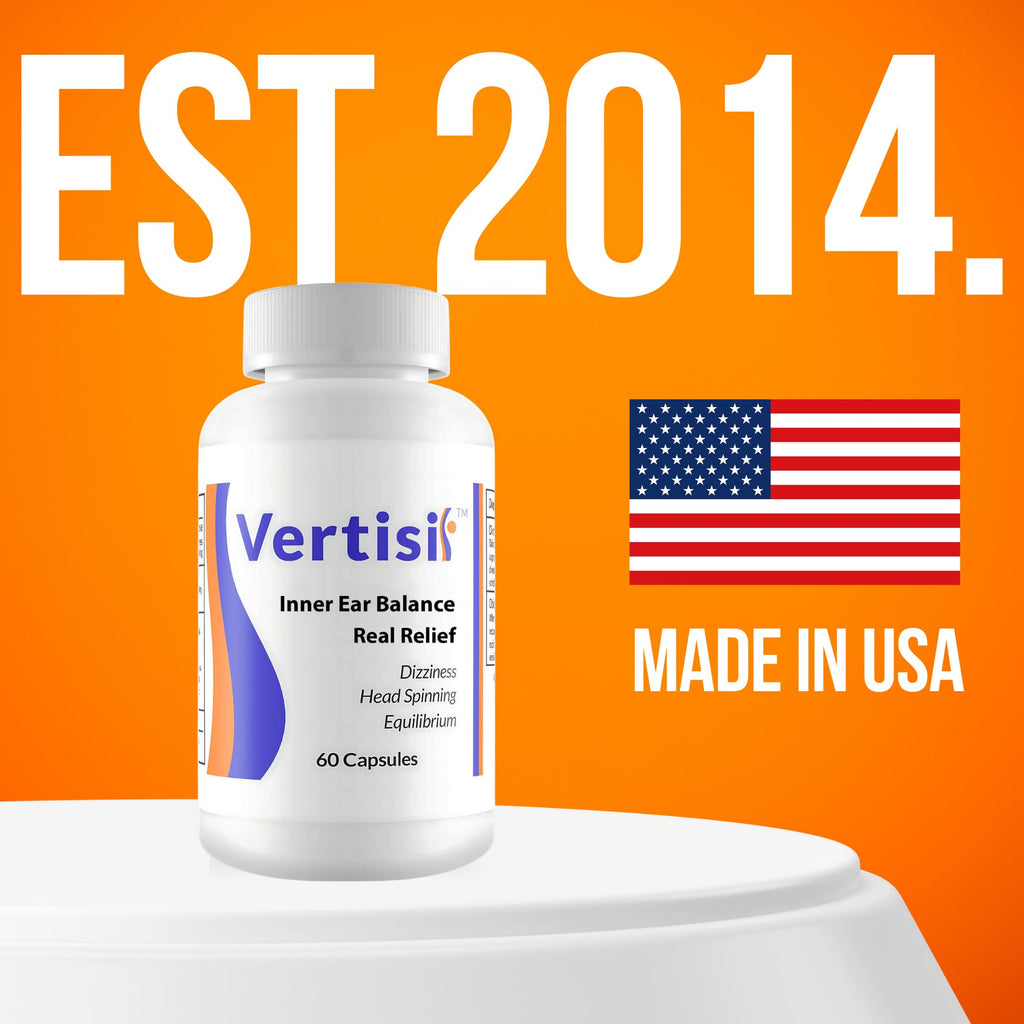 Eradicate Vertigo with Vertisil Real Medicine (60 Capsules) 2 Bottle by Scientific Health