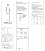 ZORAMI Rechargeable Ear and Nose Hair Trimmer - 2025 Professional Painless Eyebrow & Facial Hair Trimmer for Men Women, Powerful Motor and Dual-Edge Blades for Smoother Cutting Black