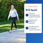 Pure Encapsulations B12 Liquid | 1,000 mcg Vitamin B12 (Methylcobalamin) Supplement to Support Nerves, Immune Health, Energy, and Cognitive Function* | 1 fl. oz.