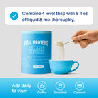 Vital Proteins Collagen Peptides Powder - Grass Fed Collagen Peptides for Hair, Nail, Skin, Bone & Joint Health, Unflavored, 27 Servings