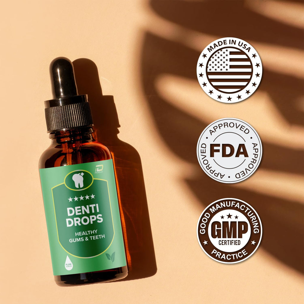 Denti Drops Pro Drops for Teeth and Gums, Denti Drops Pro Healthy Gums Teeth, Denti Drops Pro Reviews, Denti Drops Pro for Gums and Teeth Natural Liquid Supplement (2 Pack - 2 Month Supply)
