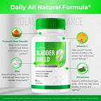 Bladder Shield Capsules, Advanced Bladder Control Support Supplement Pills - All Natural BladderShield Urinary Tract Health Formula for Health and Wellness to Ensure Quality Reviews (60 Capsules)