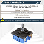 WB24X25013 Range Surface Element Control Switch Replace Parts for MDSA-W767-GEM, PS11729102, AP5999509, PS11729102, 4464832 Compatible with GE Electric Ranges JB6, JB7, JB8, JBS, JS6 PCB JS7 Series