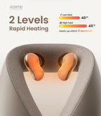 RENPHO Cordless Neck Massager with Heat, 6D Kneading Massage, Portable Heated Neck Pain Relief Massager for Travel, Gifts for Women & Men