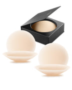 VOCH GALA Premium Nipple Covers, Sticky Bra Alternative, 2 Pairs Crème