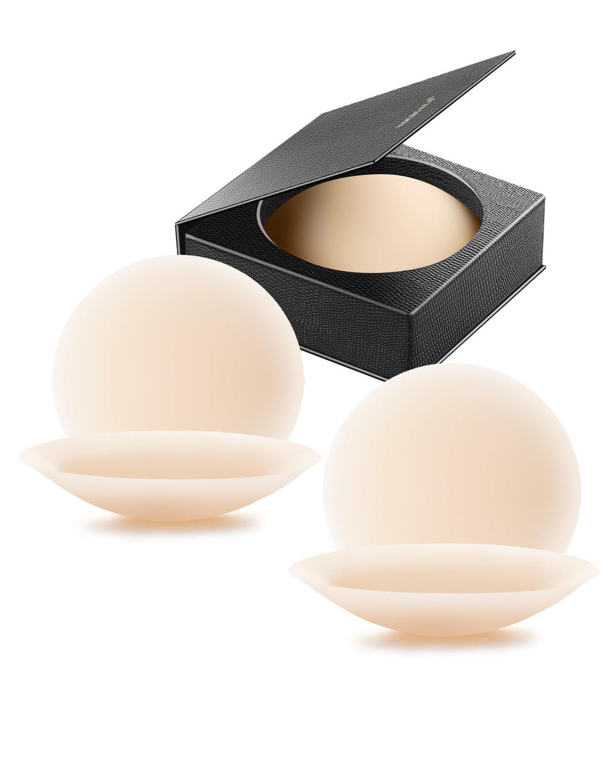 VOCH GALA Premium Nipple Covers, Sticky Bra Alternative, 2 Pairs Crème