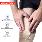 FRESINIDER Premium Elastic Bandage Wrap, 6 Pack (2x2, 2x4, 2x6) Cotton Compression Bandage with Touch Closure at Both Ends, Support & First Aid, Medical, and Injury Recovery