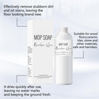 Yicengy 2Pcs Brazilian Waves Mop Soap, New Mop Soap For Floor Cleaning, Mop Soaps Brazilian Wave, Multisurface Bathroom & Kitchen Cleaner Supplies (120ML)