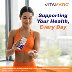 Vitamatic DHEA 100 mg + Pregnenolone 30 mg | 240 Capsules | Non-GMO | Made in USA