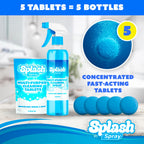 Splash Spray Multi-Purpose Cleaning Tablets - 5x Cleaning Tablets and Bottle Spray - Mix with Warm Water