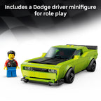 LEGO Speed Champions Dodge Challenger SRT Hellcat Sports Car Toy - Building Set for Learning, Play and Display - Kids Toy for Boys and Girls, Ages 9+ - Birthday Gift Idea for Race Car Fans - 77237