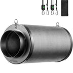 VIVOSUN 6" Pro Carbon Filter & Pre-Filter 455 CFM for Inline Fan, Black