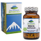 Pure Mountain Botanicals Maca Root Capsules - 1000mg Organic Peruvian Maca - Raw and Gelatinized Blend - 90 Vegan Kosher Caps