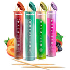 PurePix QuitPix Flavored Toothpicks to Quit Smoking – Nicotine Free Infused Toothpicks with L-Theanine & NAC, Extra Thick Oral Fixation Relief, 4 Flavor Variety Pack (80ct) Made in USA