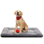 Dog Crate Pad Washable Dog Bed for Crate Medium Cozy Mat 36-Inch Gray