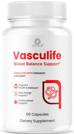 Vasculife Capsules - Official Vascu Life Support Pills Advanced Formula with All Natural Ingredients, Premium Maximum Strength for Wellness & Overall Health Support, 60 Capsules for 1 Month