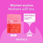 MIXHERS Hertime PMS - Supports a Healthy Menstrual Cycle - with Minerals, Peony Roots, Siberian Ginseng - Sugar-Free - 15 Drink Packets - Raspberry Lemonade