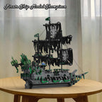 JMBricklayer Flying Dutchman Pirate Ship Building Set for Adults with LED