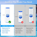 Future Way CS200 Pool Filter Cartridge Replacement for Jandy CS200, Replace for Jandy R0462400, Pleatco PJANCS200, 200 sq. ft