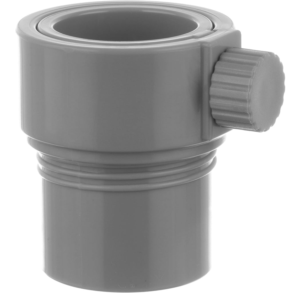 Kraemer Plastics Umbrella Pole Stabilizer reducer threaded adapter insert for Baja Deck Pool Sleeves (Light Gray)