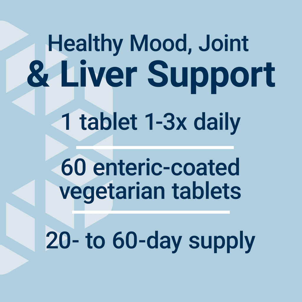Life Extension Same, S-Adenosyl-Methionine, 400 mg, Best-Selling Mood Health, Liver Health and Joint Support Supplement, Non-GMO, Vegetarian, Gluten Free, 60 enteric-Coated Tablets