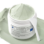 NING DERMOLOGIE Clay Mask for Face & Sensitive Skin: Triple Mud Formula Deep Cleans Pores Reduces Acne Balances Oil & Improves Texture - 3.88 Oz