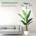 Garpsen Grow Lights for Indoor Plants, 6000K, Height Adjustable, Plug-in
