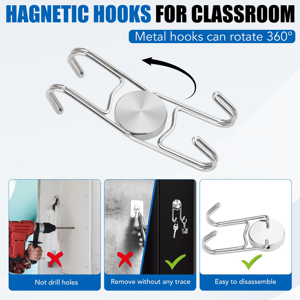LOVIMAG Magnetic Hooks for Cruise Cabins Essentials 2026 Door Magnets 50LBS