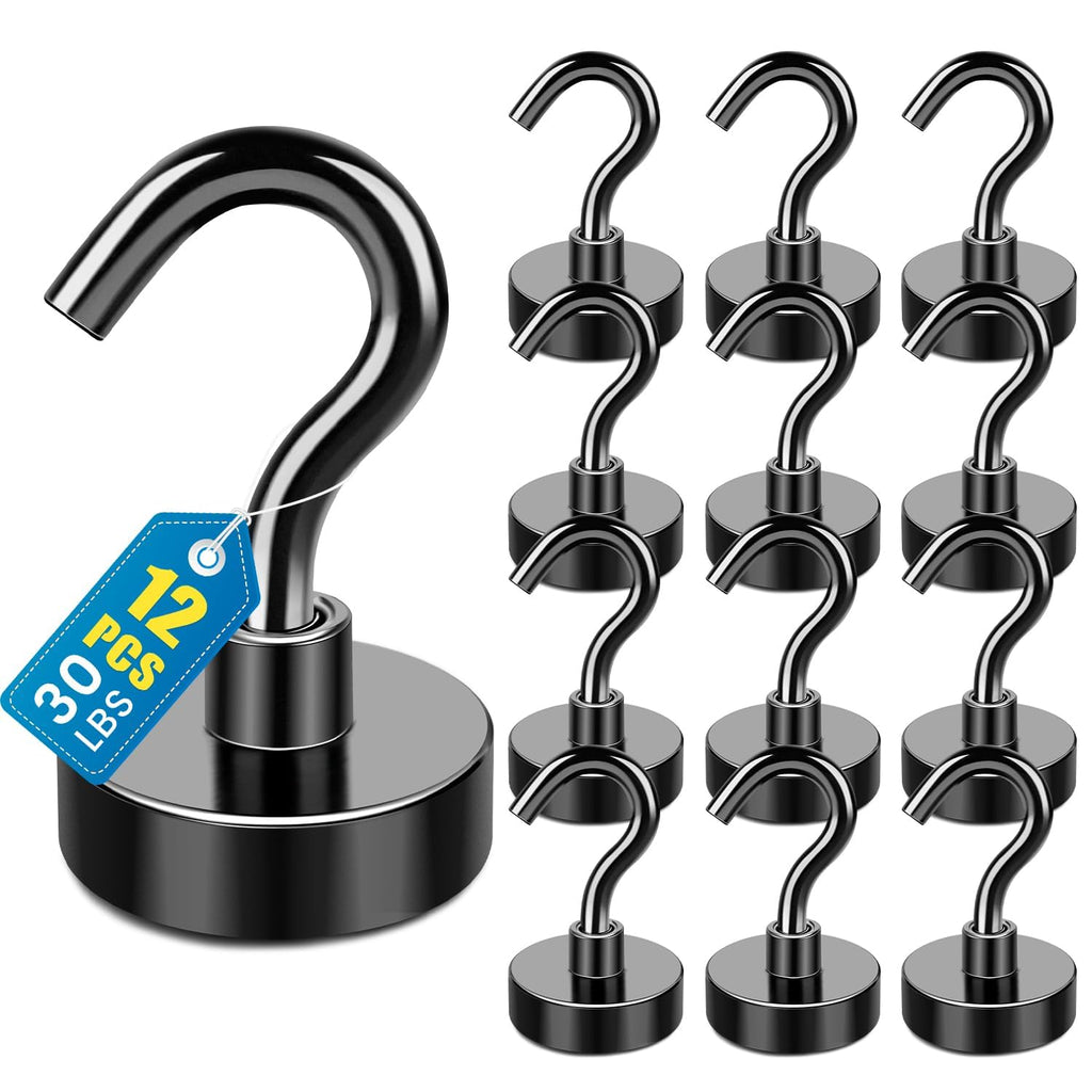 LOVIMAG Magnetic Hooks for Cruise Essentials 2026 Cabins Door 12 Pack-30LBS