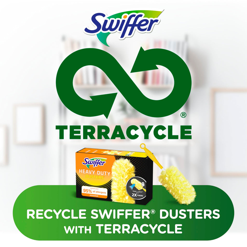 Swiffer Dusters Heavy Duty Multi-Surface Duster Refills for Cleaning, Unscented, 11 Count (Pack of 3)