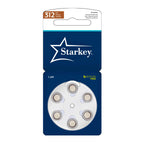 Starkey Size 312 Premium Hearing Aid Batteries 60 Pack - Long Easy Tab - Mercury-Free - Zinc Air Technology - Made in USA - Plus Keychain Battery Case (60)