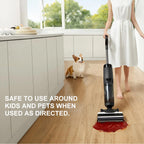Floor Cleaner 1000ml Lavender Scent Compatible with Tineco Cleaning Solution, Residue & Streak Free, Suitable for All Robot Vacuum Cleaners and Wireless Wet Dry Dual-Use Vacuum Cleaners (Lavender)