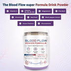 The Blood Flow Power Formula Neuropathy Drink Powder, High Concentration of L ‘Arginine and Citrulline, to Boost Circulation and Support Neurological Health – 444 Grams/30 servings