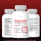 VYTRUZA Vasculife Blood Balance Support* - Vasculife Capsules Advanced Formula Blood Health Support Supplement Supports Blood Flow and Blood Circulation*, 60 Capsules