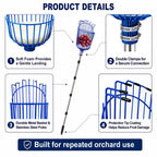 10.5FT Adjustable Cherry Fruit Picker Tool with Narrow Gaps