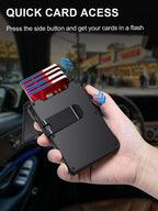 Wallet for Men RFID Blocking Wallet for 10-12 Cards Slim Minimalist Wallet