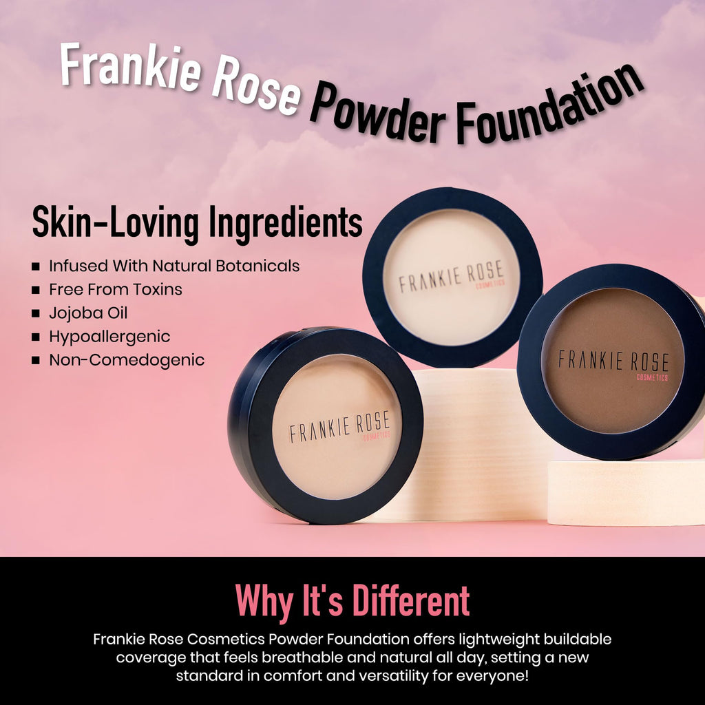 Frankie Rose Cosmetics Powder Foundation Spice