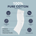 Dermacotton 100% Pure Cotton Face Towels – 240 Count Large Disposable Wash Cloths for Face Washing, Makeup Removal & Acne Care | Ultra Soft, Hypoallergenic & Fragrance-Free