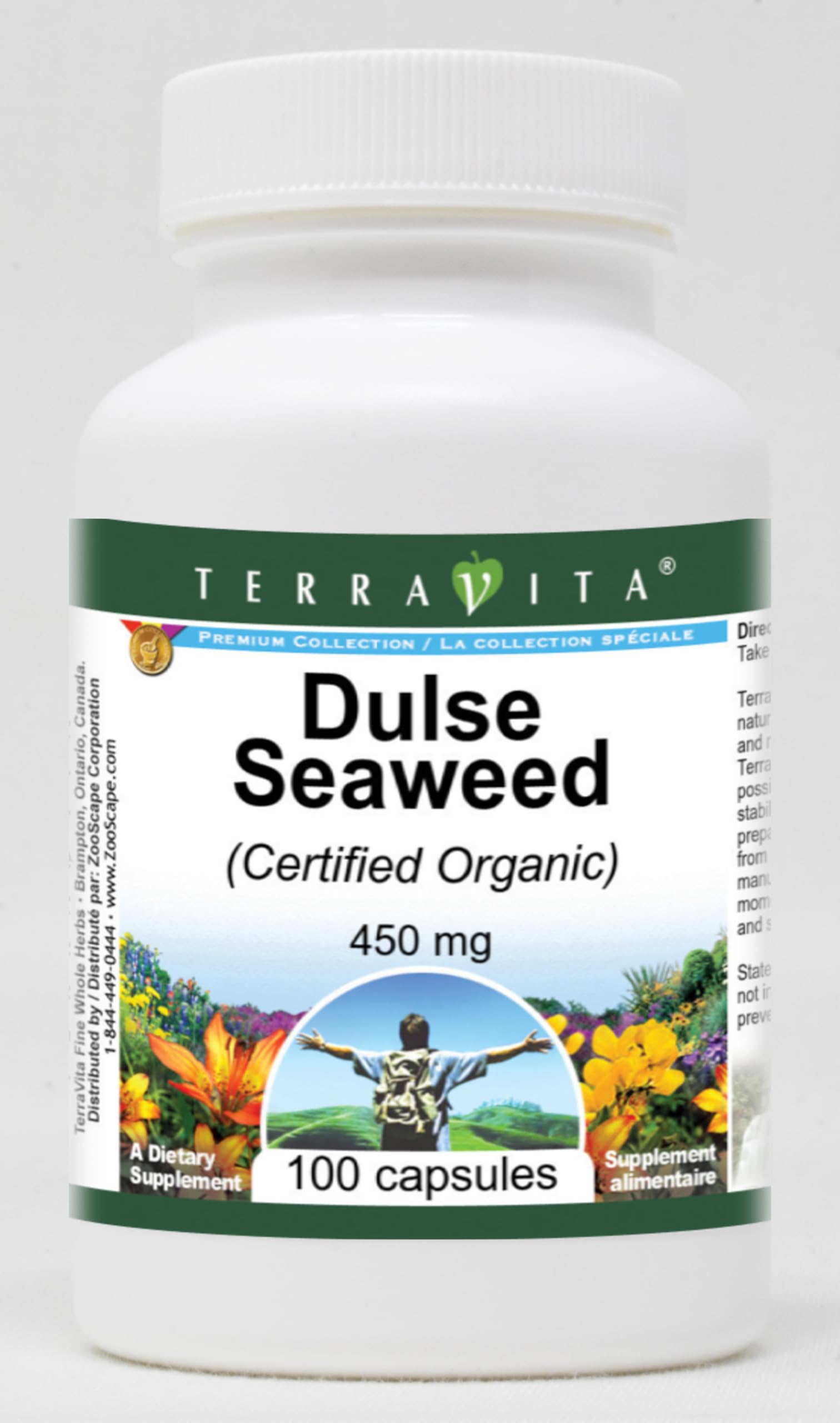 Dulse Seaweed (Certified Organic) - 450 mg (100 Capsules, ZIN: 510734)