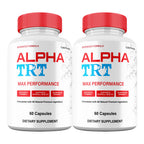 Alpha TRT Pills, Maximum Strength Supplement, AlphaTRT Capsules Advanced Premium Formula Vitamin Pills (2 Pack)