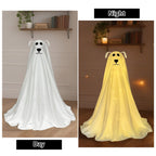Halloween Decorations, 2.5FT Light Up Halloween Ghost Dog with Remote