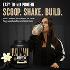 Animal Whey Isolate Protein Powder - Loaded for Pre & Post Workout Muscle Builder and Recovery with Digestive Enzymes for Men & Women - 25g Protein, Great Taste, Low Sugar - Vanilla 4 lbs