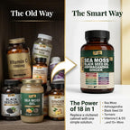 MPRAYAN Sea Moss Black Seed Oil Ashwagandha Capsules - 10:1 Extract Blend 60ct