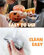 JUSTOTRY Pumpkin Carving Kit - Halloween Pumpkin Face Shape Cookie Cutters Tools Set Easy & Safe Adults Kids DIY, Stainless Steel 23 Molds with 3 Tools for Decoration Decorating Stencils Metal