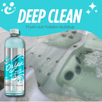 Oh Yuk Hot Tub Cleaner + 5 in 1 Weekly Hot Tub Care Combo, Hot Tub Chemicals, Hot Tub Jet Cleaner, Spa Chemicals for Hot Tub, Water Clarifier, Conditioner and Spa Treatment